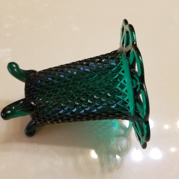 Vintage hobnail glass vase - Picture 2 of 7